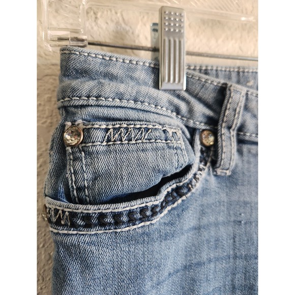 Shyanne Country Wide Leg Women's Light Wash Denim Jeans 26Wx34L - Picture 4 of 11